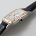 Cartier Santos Dumont 284523BX Steel 18K Rose Gold Silver Dial